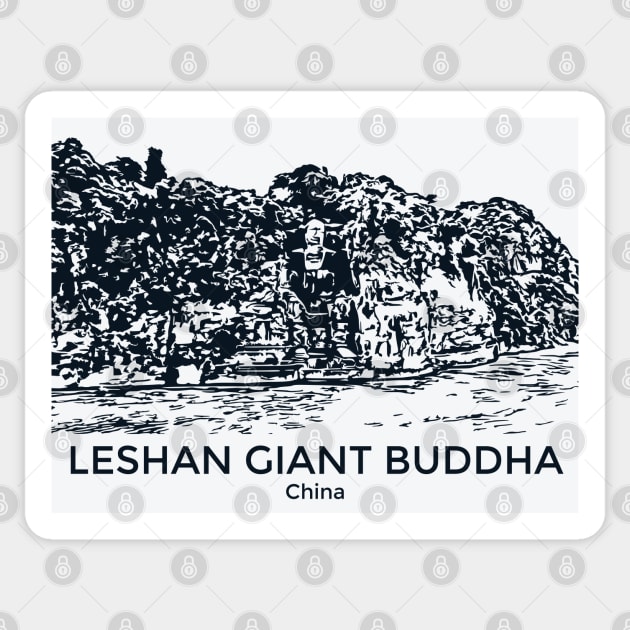 Leshan Giant Buddha - China Sticker by Lakeric